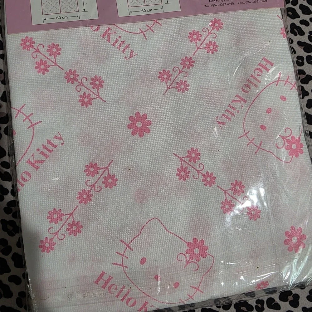 Hello Kitty Clothes Cover Garment Bag 2001 NOS Sanrio Vintage Pink